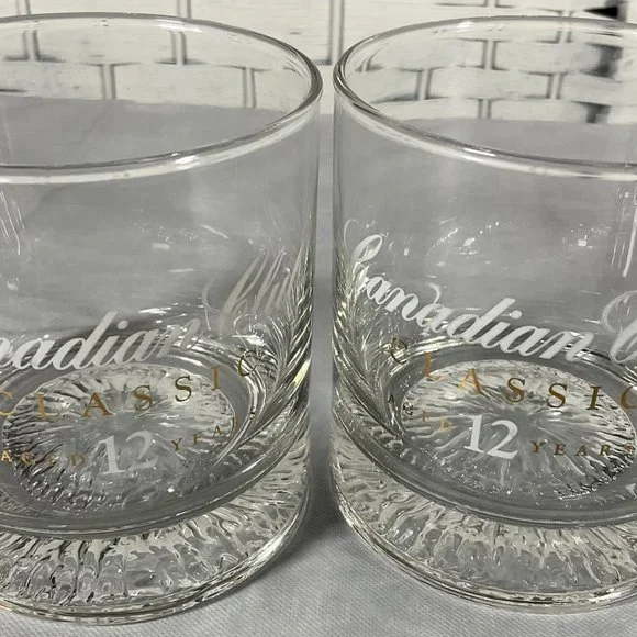 Canadian Club Classic Rocks Glass x2 - Picture 3 of 3